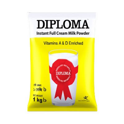 Diploma Instant Full Cream Milk Powder - 1Kg